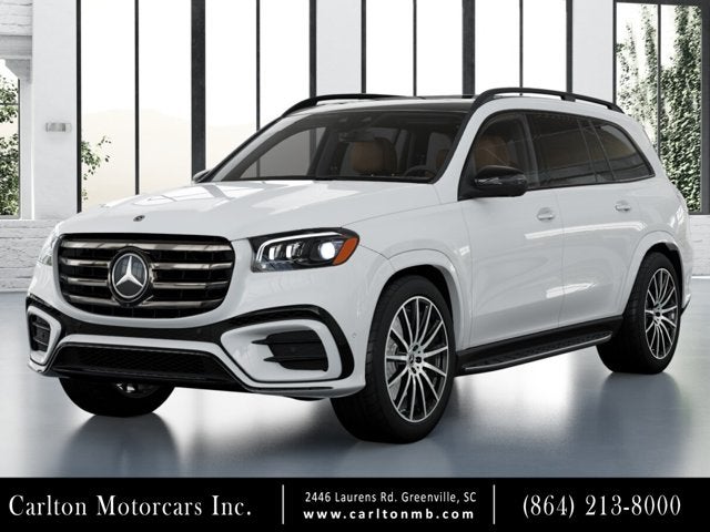 2026 Mercedes-Benz GLS GLS 450 in Polar White — front three-quarter view